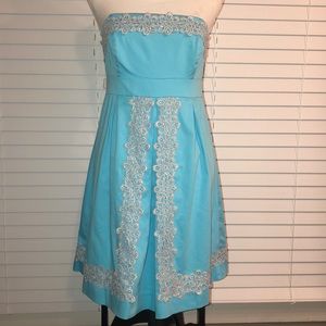 Strapless Lilly Pulitzer dress￼